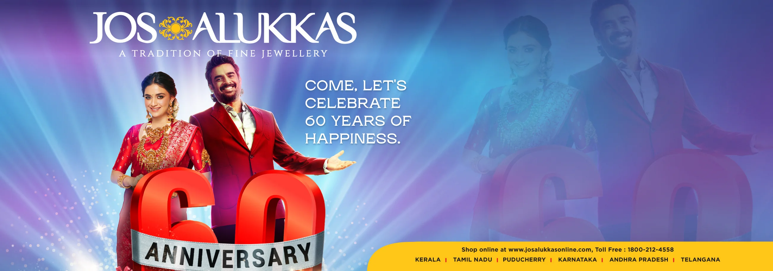 Jos Alukkas Celebrates 60 Years with 6 Crore Worth of Gifts and Special Discounts